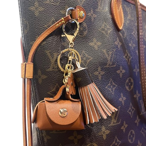 Louis Vuitton Handbags - Authentic Louis Vuitton Upcycled Purse Charm Brown